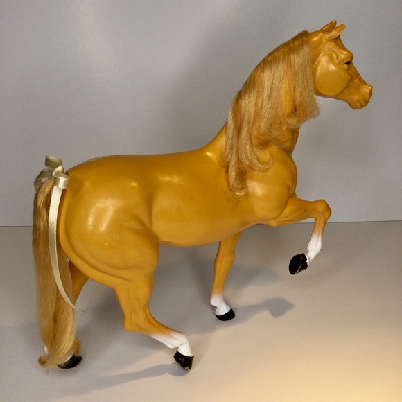 Vintage 1980 Barbie doll’s horse Dallas Golden Palomino #3312 - Picture 7 of 17